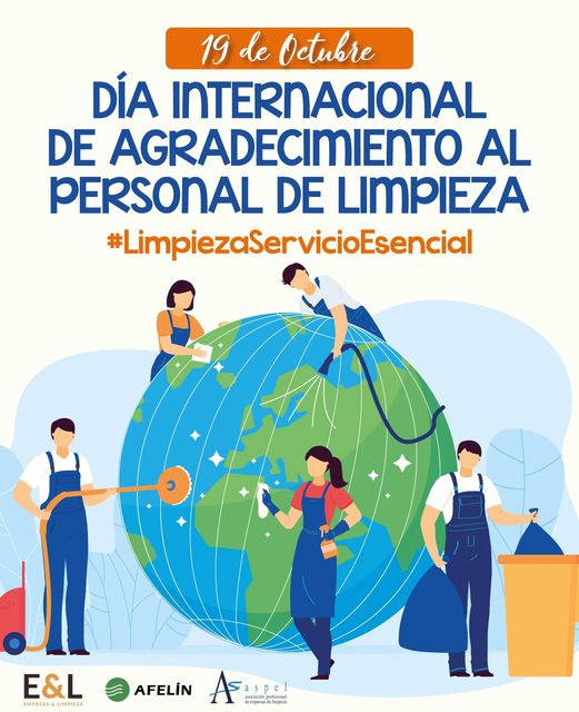 Ideas Editoriales impulsa el 19 de octubre el Día Internacional del Agradecimiento al Personal de Limpieza