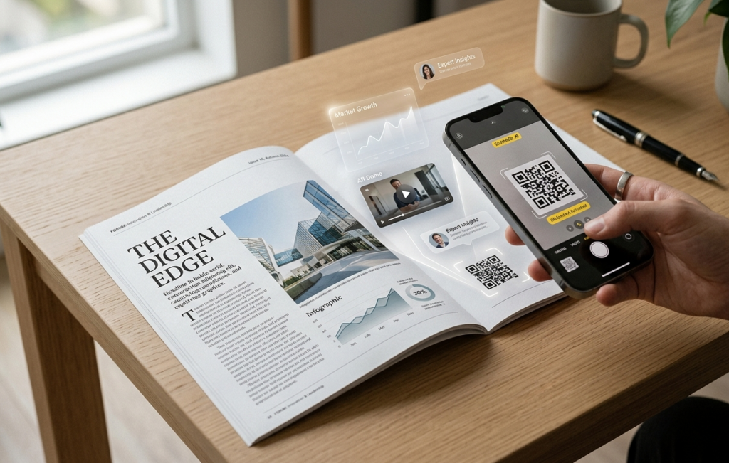 revistas corporativas interactivas con QR y contenido digital