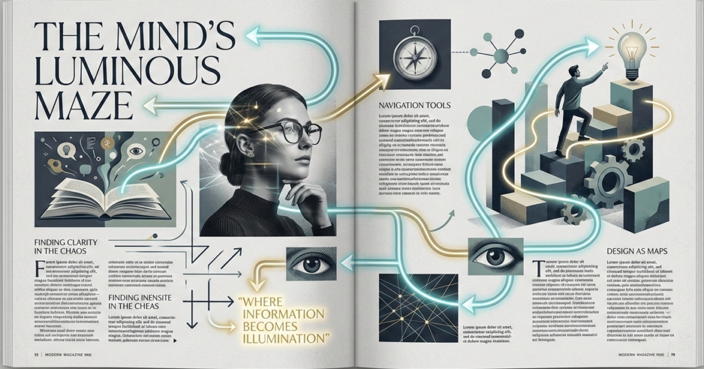 Diseño editorial y estructura visual de una revista